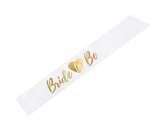Banda: Bride to Be Corazón dorado